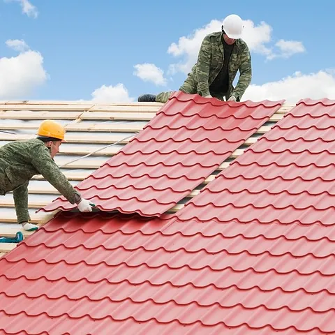 installing roof